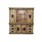 Industrial Mango Wood Display & Storage Buffet Cabinet