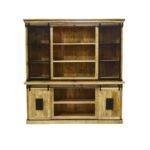 Vintage Mango Wood Buffet with Dual Sliding Doors