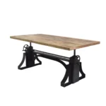 Classic Industrial Crank Table