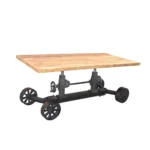 Industrial Wheel Crank Table