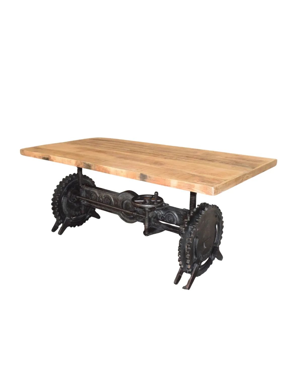 Crank Table -20 Vintage Mechanical Gear Crank Table - Image 1
