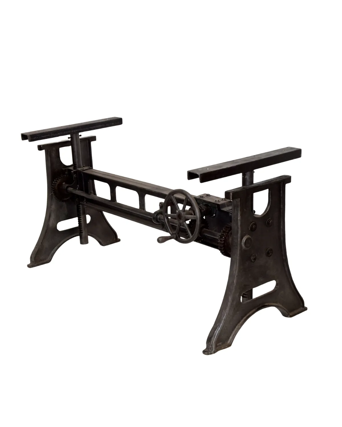 Crank Table -28 Vintage Industrial Crank Table Base - Image 1