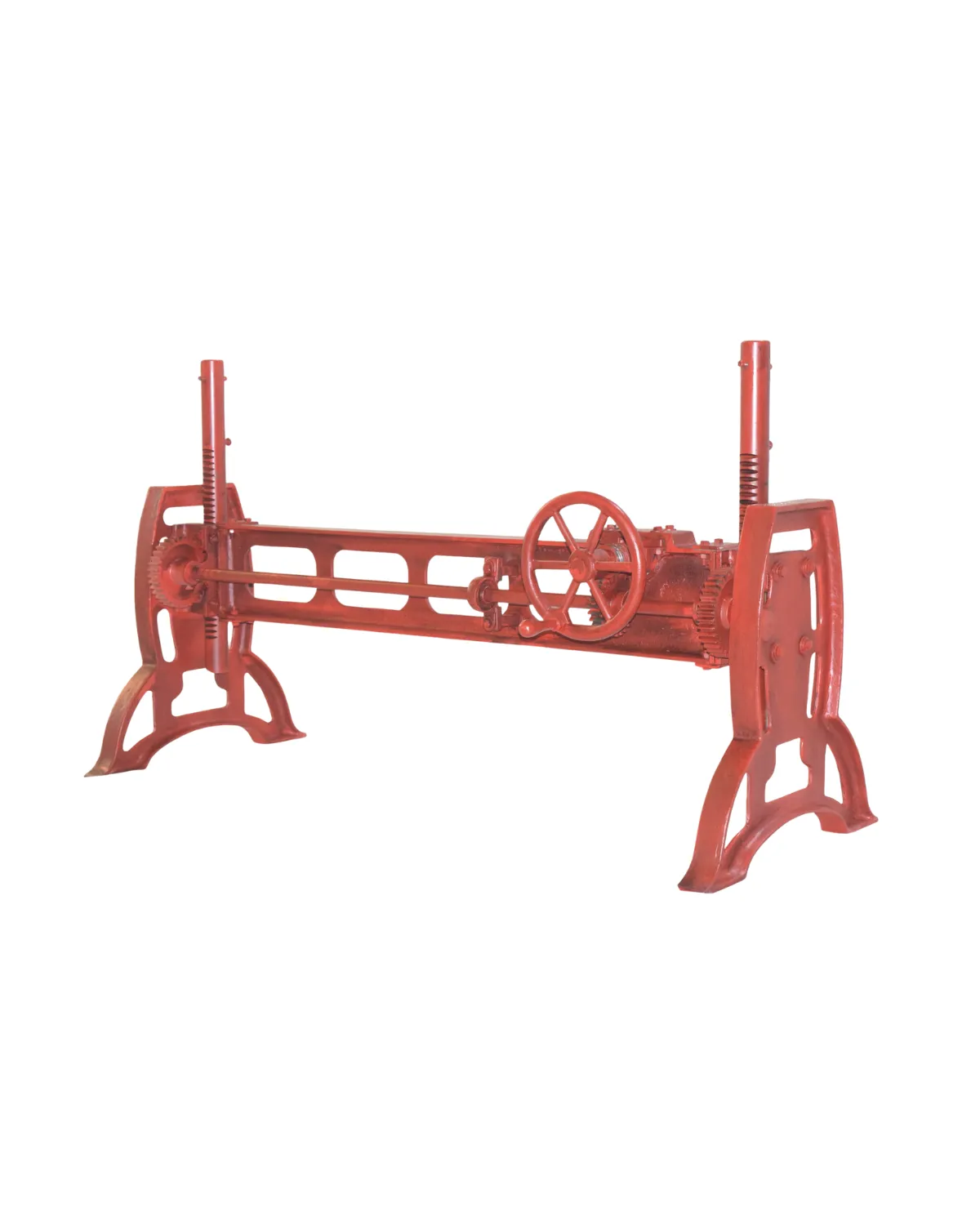 Crank Table -5 Vintage Industrial Crank Table Base - Image 1