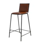 – Classic Leather Bar Stool Chair