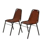 Vintage Leather Strap Lounge Chair
