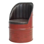 Vintage Barrel Lounge Chair