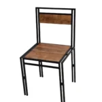 Modern Industrial Wood & Metal Chair
