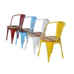 Colorful Industrial Dining Chair