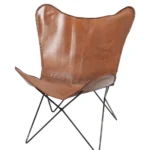 Classic Leather Butterfly Chair