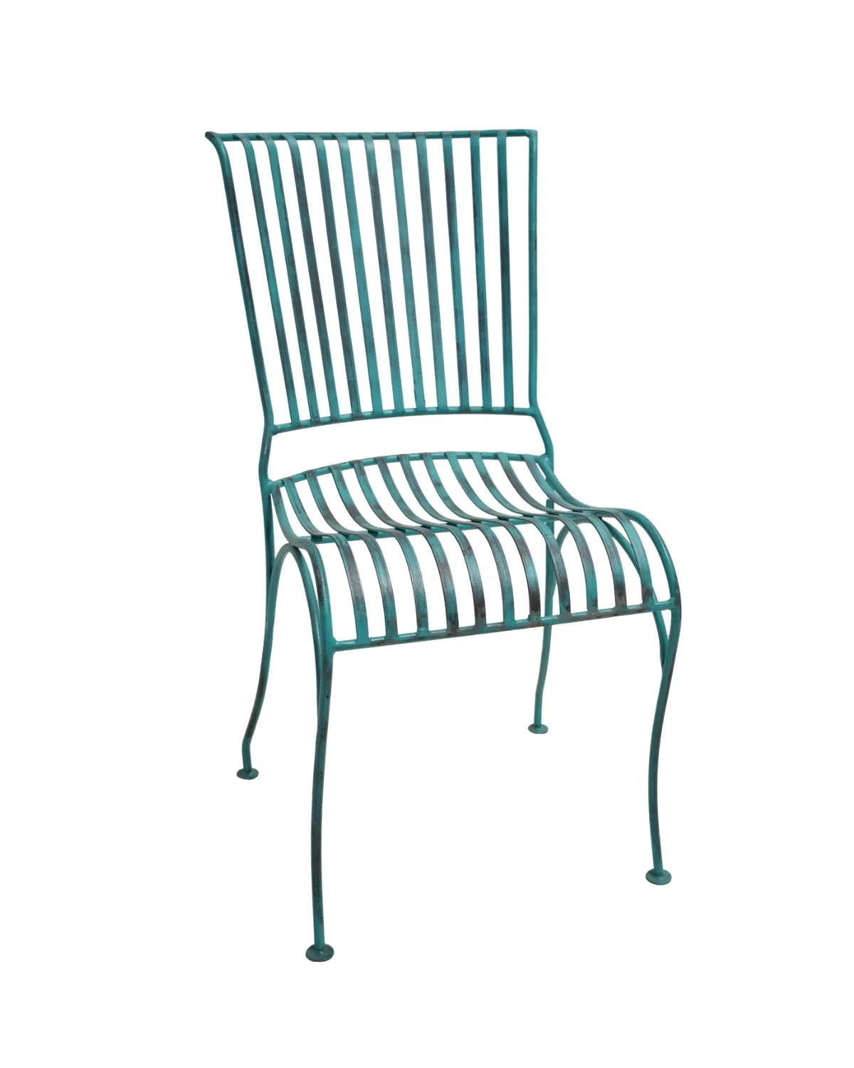 CH30 Industrial Slatted Metal Chair - Image 1
