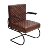 Quilted Leather Armchair