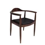Curved Wooden Armchair