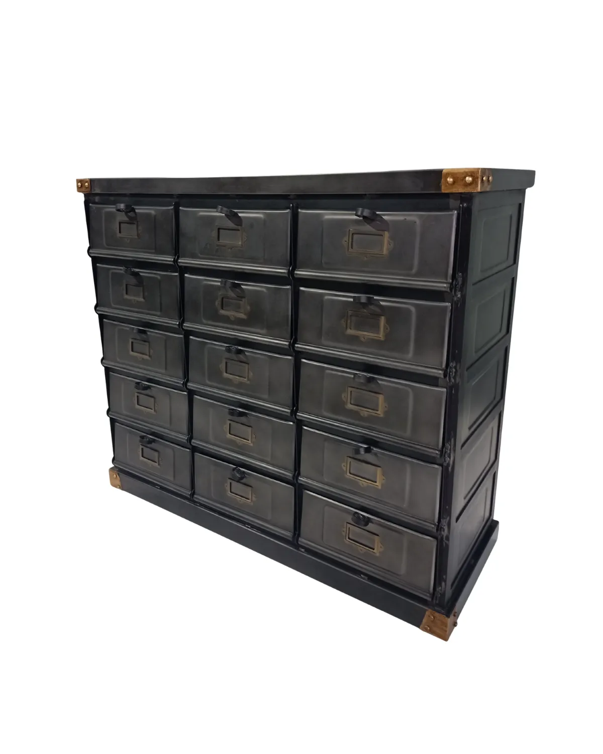 Drawer-06 Industrial Vintage Multi-Drawer Chest - Image 1