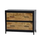 Modern Rustic Twin-Drawer Cabinet