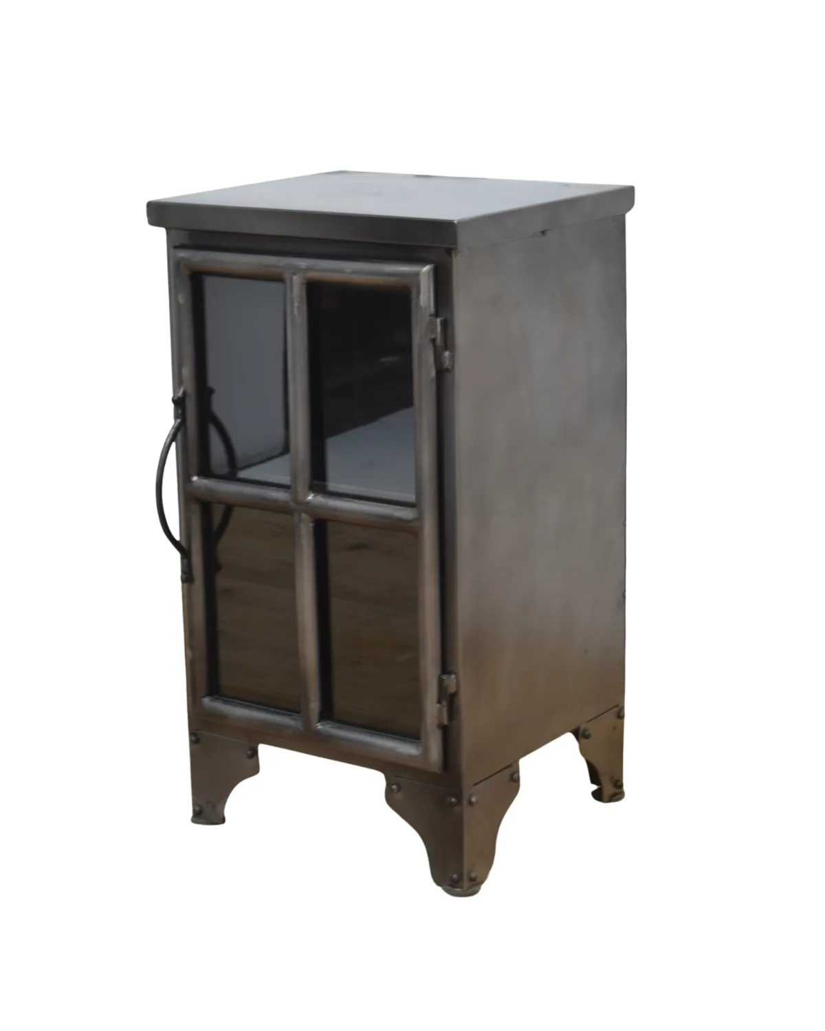 Drawer-23 Industrial Steel & Glass Drawer Cabinet - Image 1