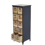 Vintage Numbered Storage Drawer Cabinet