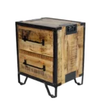 Vintage Industrial Two-Drawer Chest