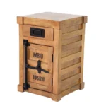 Vintage Cargo Wood Drawer Cabinet