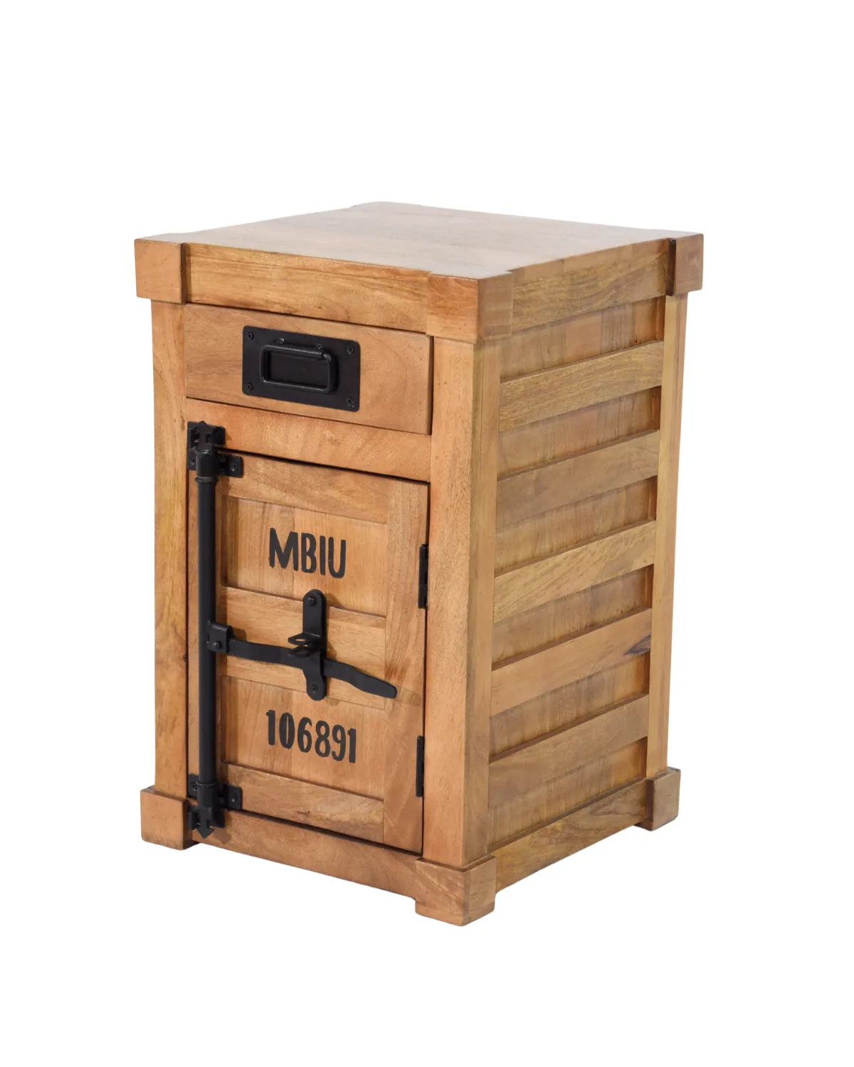 Drawer-38 Vintage Cargo Wood Drawer Cabinet - Image 1