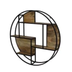 Industrial Globe Display Shelf
