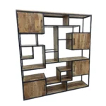 Industrial Geometric Wall Storage Unit