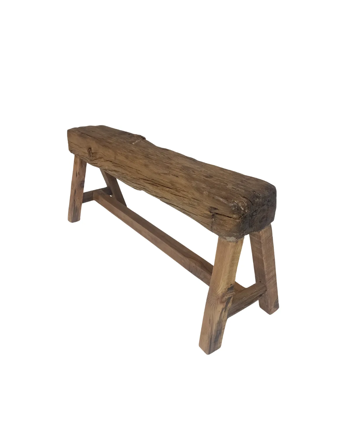 MSC-12 Rustic Reclaimed Wood Bench - Image 1