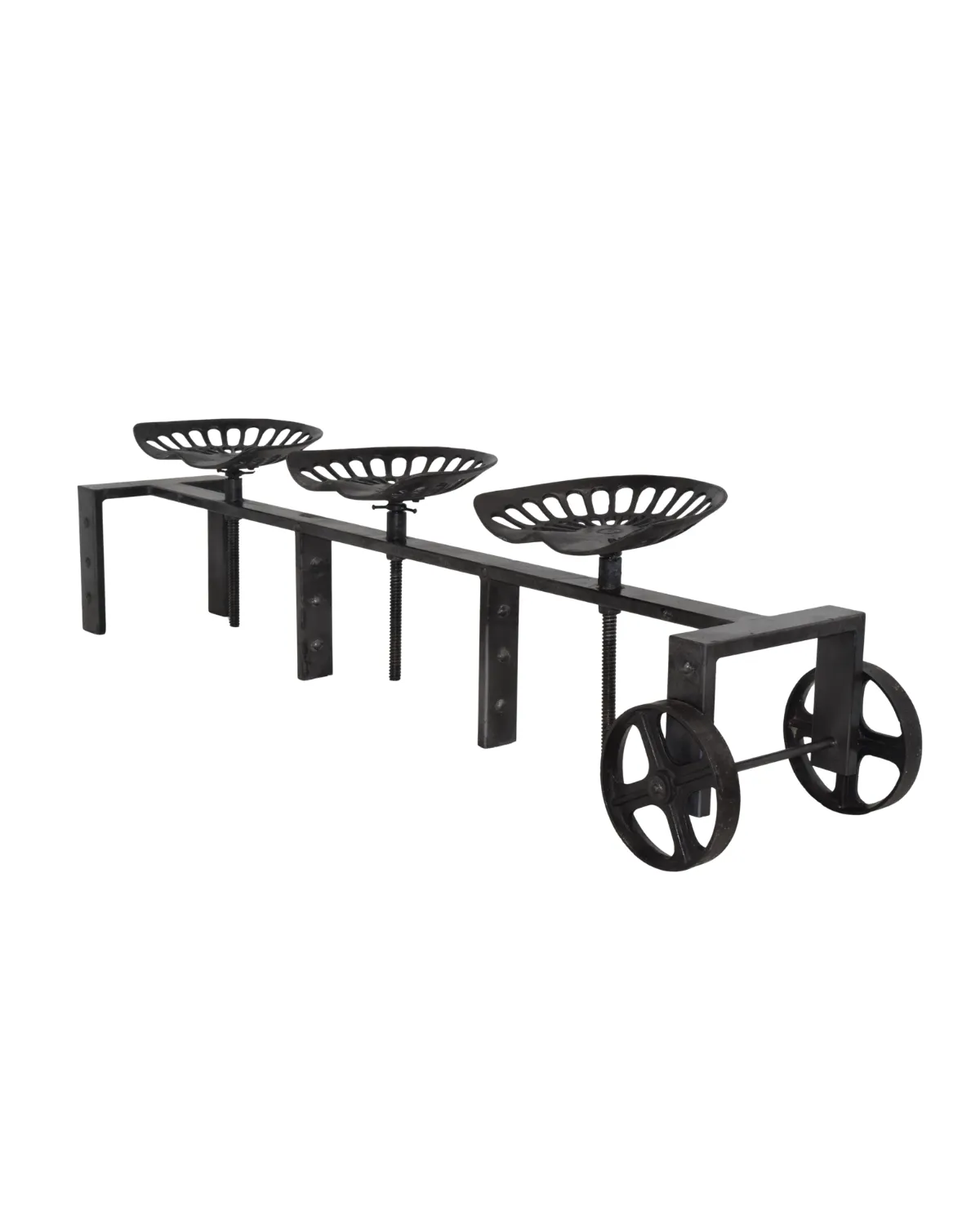 MSC-26 Industrial Three-Seater Wheel Bench - Image 1
