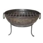 Rustic Metal Fire Pit Grill
