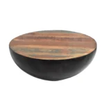 Industrial Wooden Bowl Coffee Table