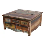 Rustic Reclaimed Wood Storage Chest