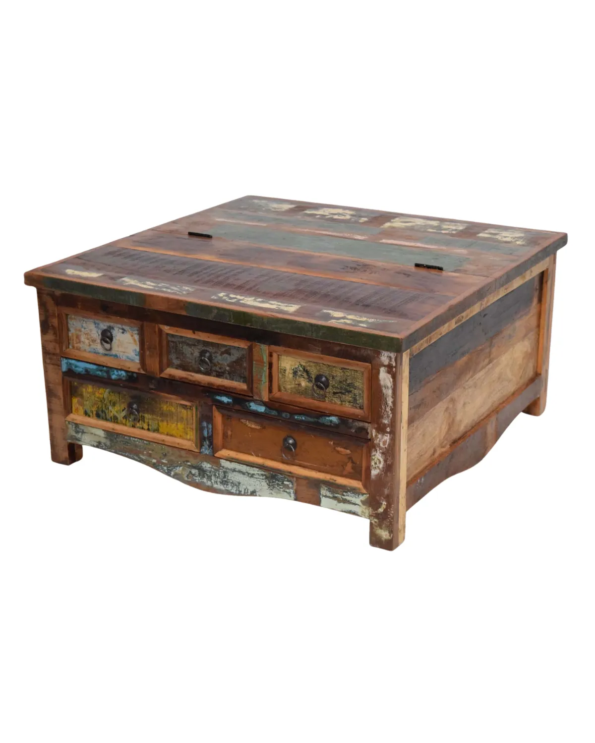 MSC-56 Rustic Reclaimed Wood Storage Chest - Image 1