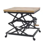 Industrial Scissor Lift Coffee Table