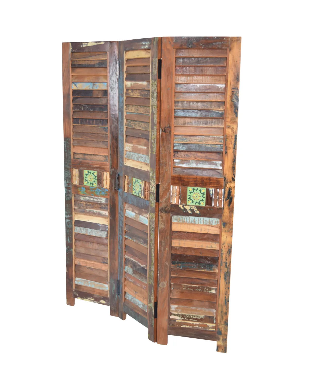 MSC-64 Reclaimed Wood Decorative Room Divider - Image 1