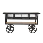 Industrial Rolling Display Console