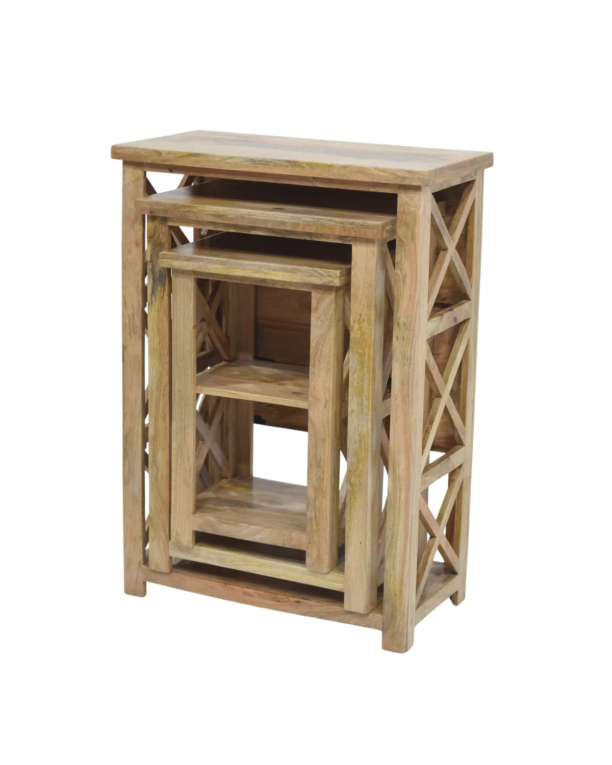 MSC-77 Nesting Wooden Side Tables Set - Image 1