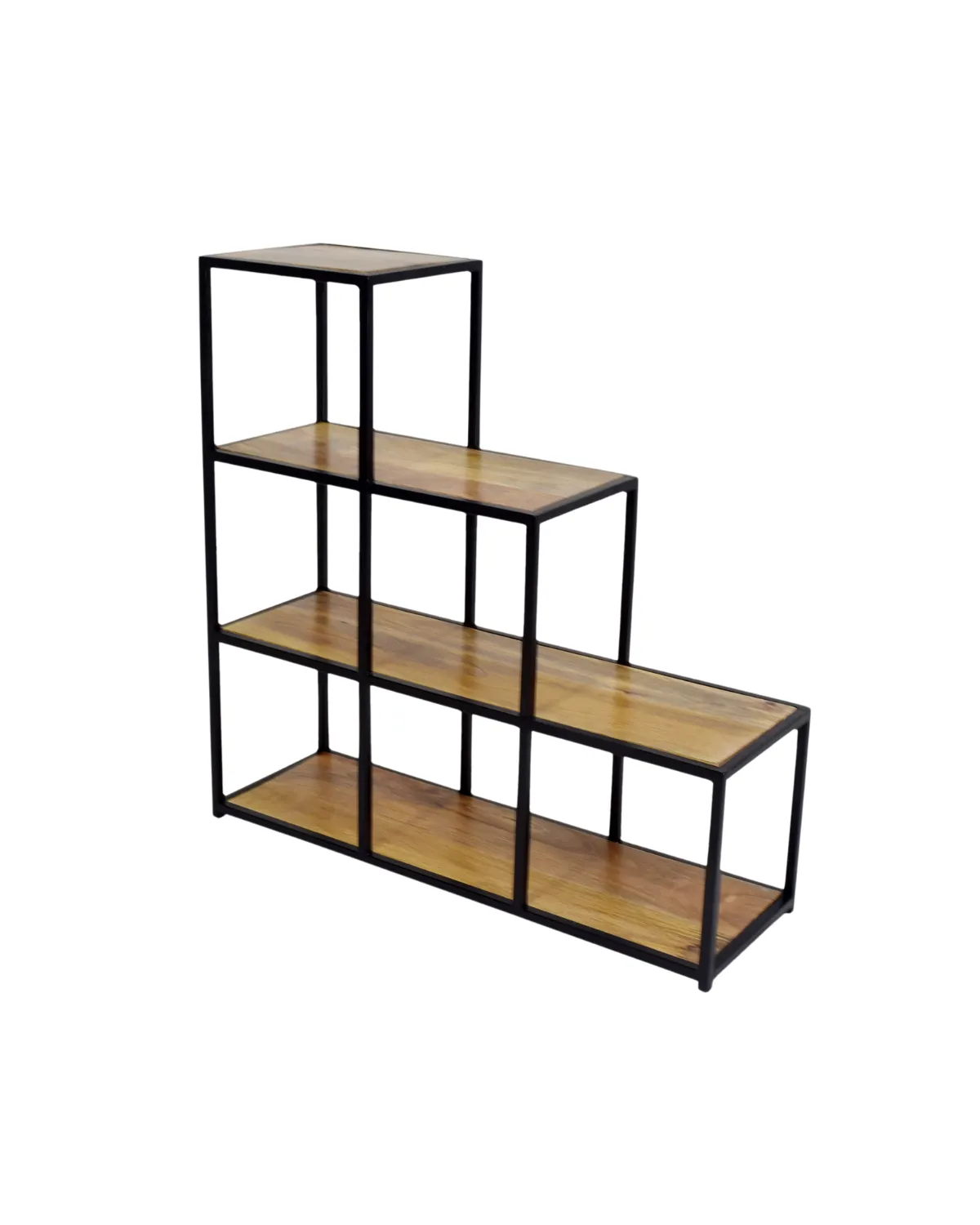 MSC-79 Industrial Wooden Step Shelf / Display Rack - Image 1