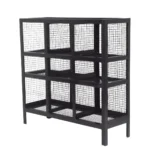 Industrial Metal Grid Storage Cabinet