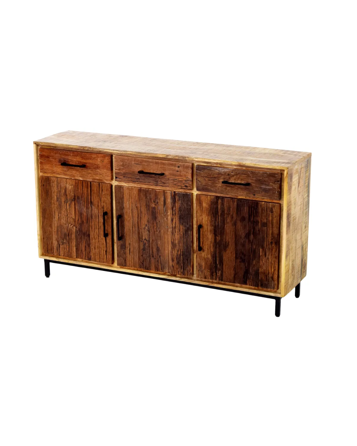 Sideboards -11 Rustic Heritage Three-Door Sideboard - Image 1