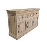 Industrial Open-Frame Storage Sideboard