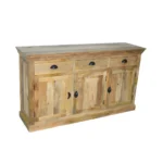 Rustic Three-Door Drawer Sideboard