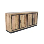 Industrial Framed Wooden Sideboard