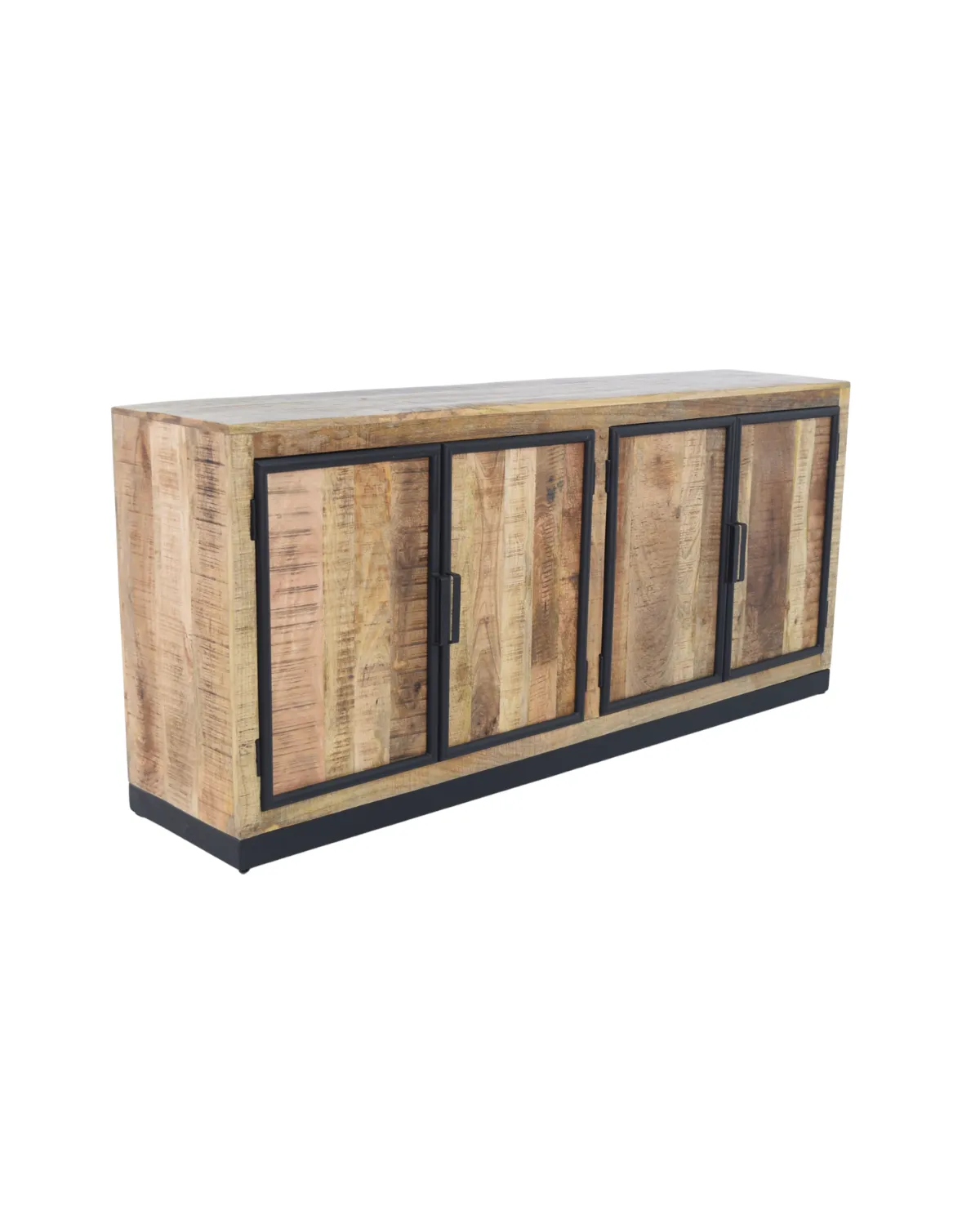 Sideboards -7 Industrial Framed Wooden Sideboard - Image 1