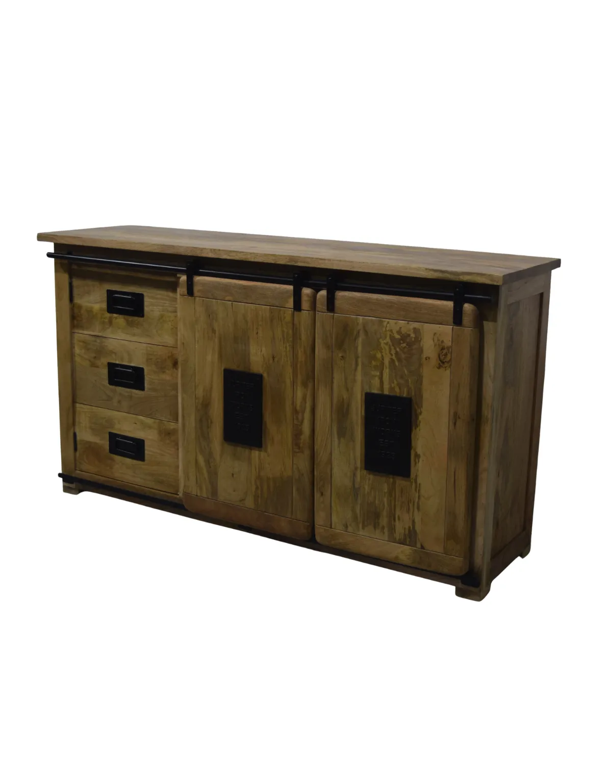 Sideboards -8 Barn-Style Rustic Storage Sideboard - Image 1