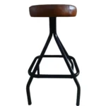Heritage Adjustable Leather Workshop Stool