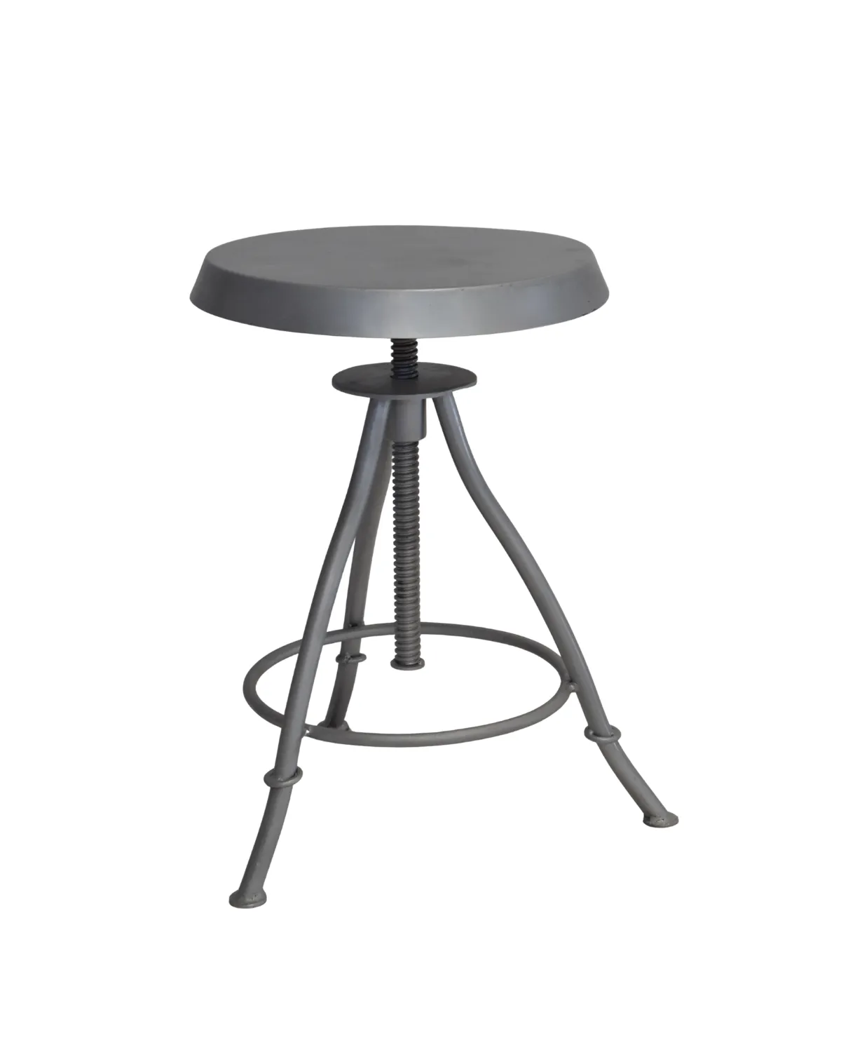 Stool -28 Deep Teal Industrial High Stool - Image 1