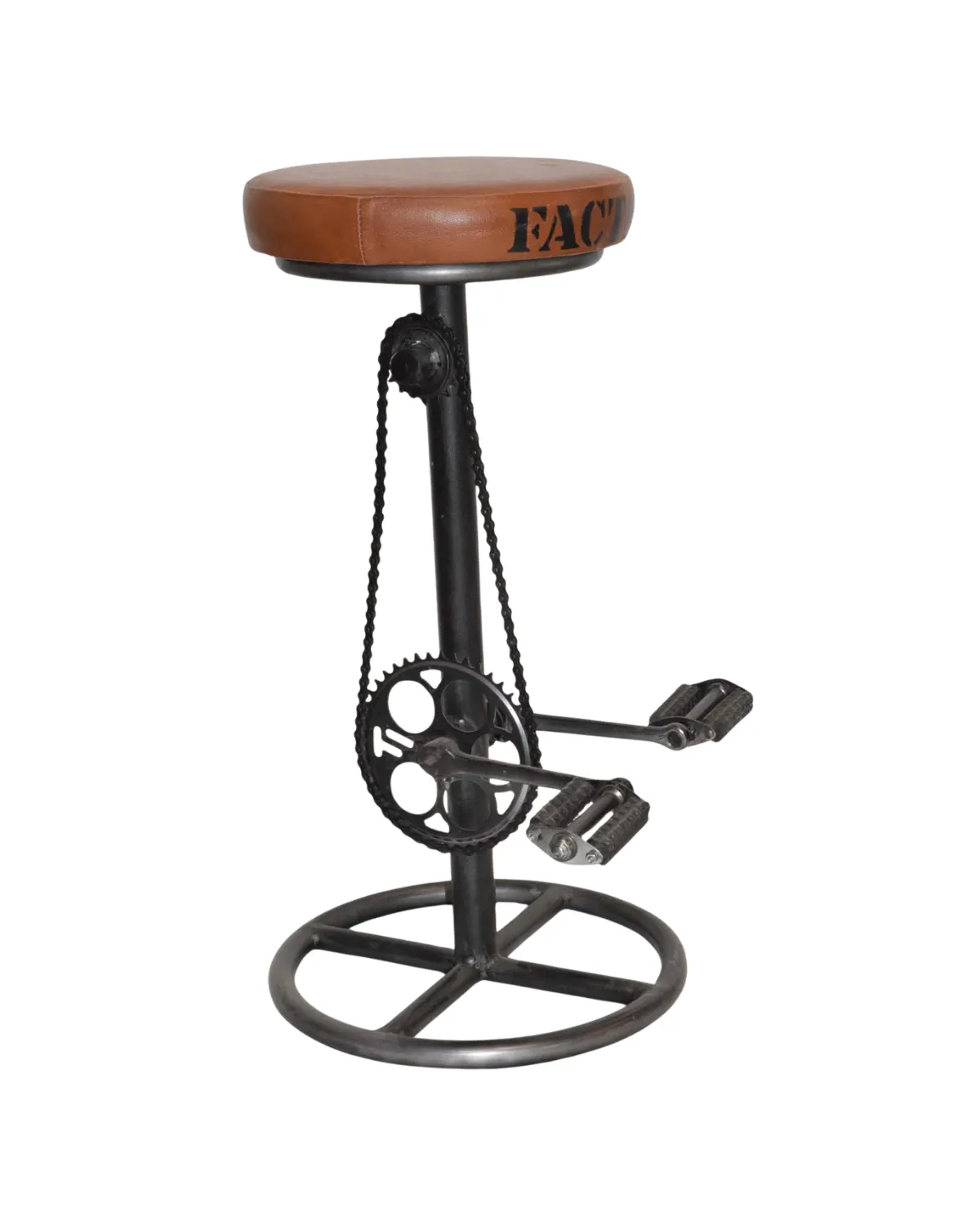 Stool -31 Classic Industrial Screw-Adjustable Stool - Image 1