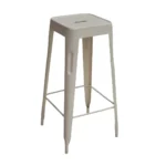 Classic Ivory Industrial Counter Stool