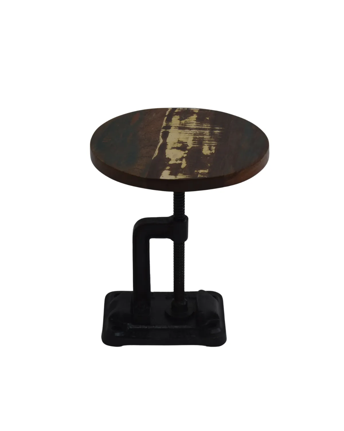 Stool -39 Classic Industrial Screw-Lift Stool - Image 1