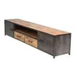 Rustic Industrial Entertainment Console