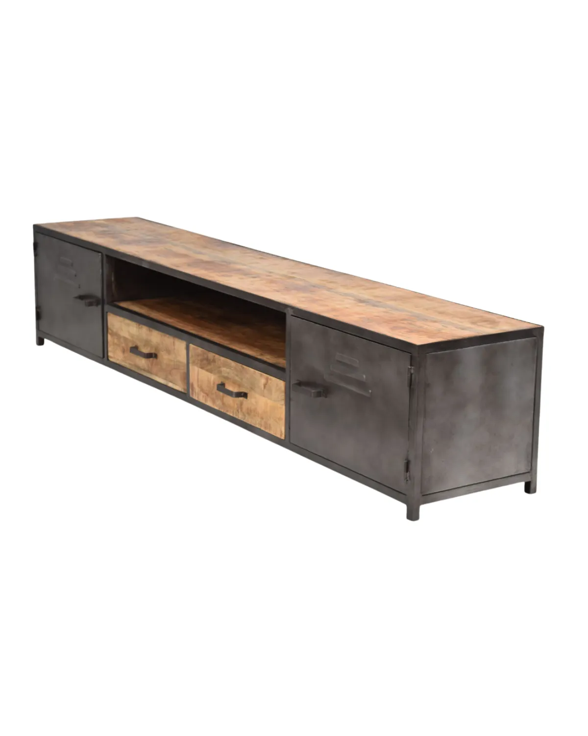 TVC-01 Rustic Industrial Entertainment Console - Image 1